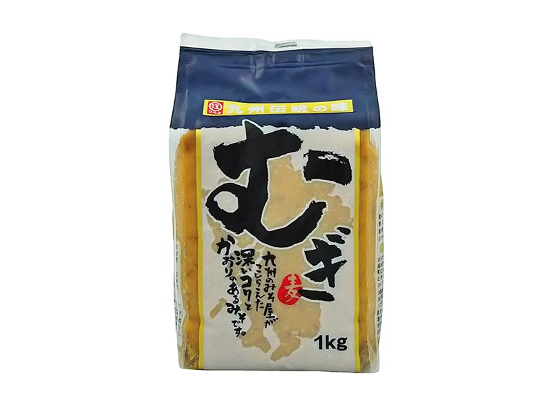 九州伝統の味 麦みそ 1㎏ - マルヱ醤油